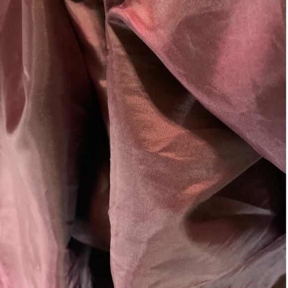 Vintage Merona Ruffled Midi Dress Women's Size 6 Cap Sleeves Button Down Belted - Picture 7 of 10